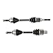 PHILTOP CV Axle Shaft Assembly Compatible with Mazda Tribute 2001-2006 2008 3.0L, Front Complete CV Joint Axle Shaft 2 PCS