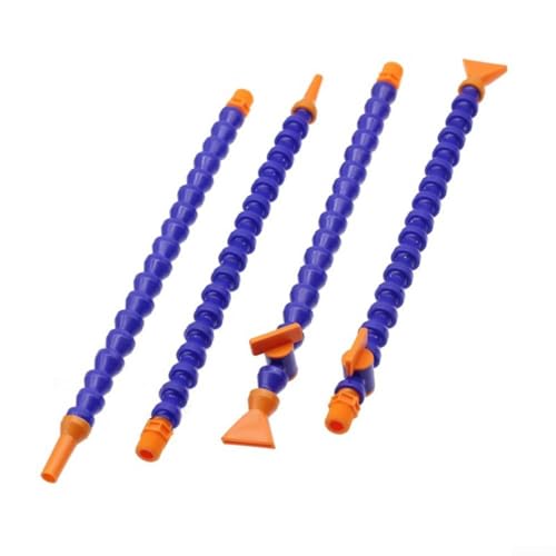 Tuyau de refroidissement adapté pour tours, fraiseuses et outils CNC avec raccords filetés externes (interrupteur (bouche plate)