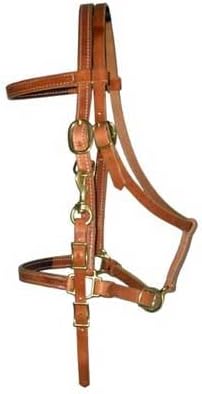 Leather English Bridle Cowhide Genuine Headstall Reins Horse Crossover Crossunder Raised Fancy Stitched Laced All Purpose Jumping Dressage Rubber Crystal Padded Adjustable Browband Full-Cob' M8