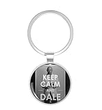 1080 Graphics Mr Worldwide keep calm Stainless Steel Keychain with Ring