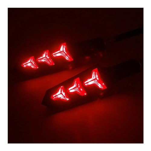 Clignotant moto arrière universel LED indicateur lumineux flèche