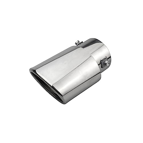 Embout d'échappement pour Toyota Yaris 2013-2016 en acier inoxydable argent droit