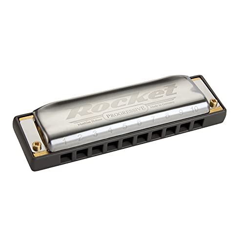 HOHNER Harmonica Rocket C Do 10 Trous - Les Beatles, Paul McCartney, John Lennon, RIngo Starr, George Harrison HOHNER Harmonica Rocket C Do 10 Trous