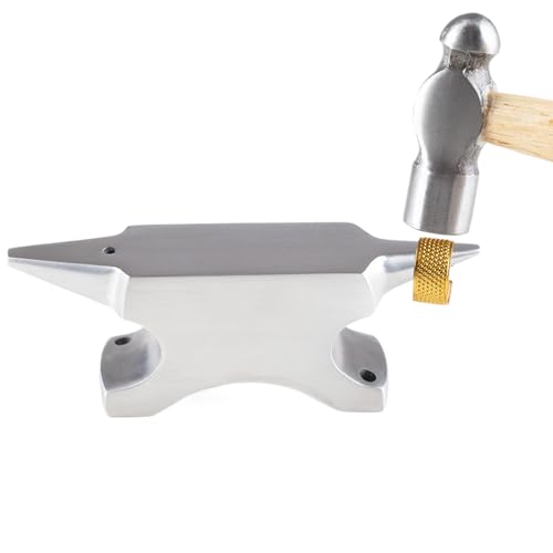 Stand Anvil Edelstahl-Horn, Dual-End-Arbeitsfläche | Schmiede- und Schmuckhandwerkswerkzeug für Metallpfleger, Männer, Frauen, Juweliere, Fo-Projekte
