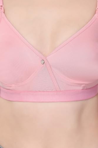 Image of Fabme Women's Cotton Nursing, Maternity, Feeding, Seamless Regular Bra