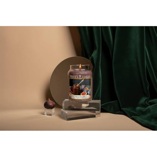 Price's Candles - Candela In Giara Grande Fig & Plum - Durata Fino A 150 Ore Di Combustione - 2