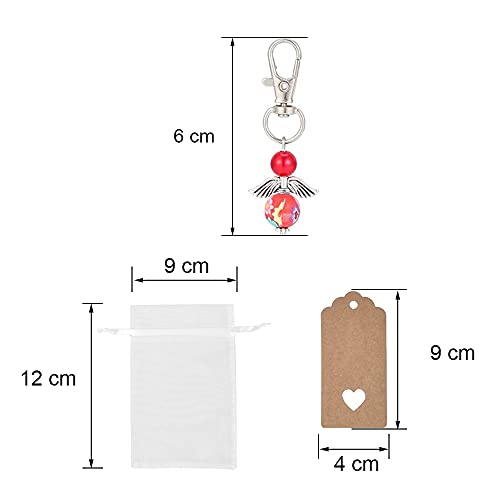 Dtoterul 20 Pezzi Portachiavi Angelo Custode