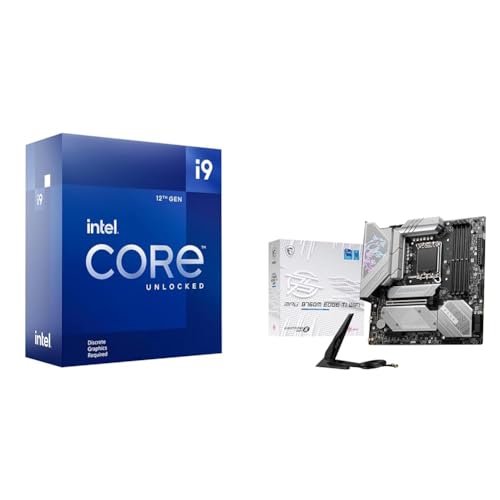 Image of Intel Core i9-12900KF Gaming Desktop Processor + MSI MPG B760M Edge TI WiFi Gaming Motherboard