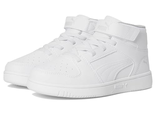 Image of PUMA Kids' Rebound Layup Mid Hook and Loop Sneakers