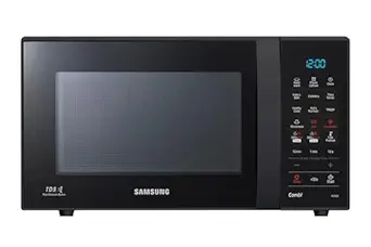 Samsung 21L, Convection Microwave Oven with Triple Distribution System(CE73JD-B1/XTL, Black, 10 Yr warranty, Gift for Every Occasion)