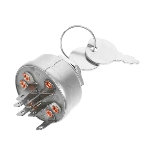 Interruptor de encendido 92377MA para tractor y cortacésped con llave 2