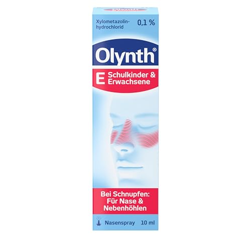 Olynth 0,1{afdee64eebe2096ea5206d8e7767f05c586ad47eb4e9c12b04b160d9209cbd7d} - Abschwellendes Schnupfen Dosierspray für Erwachsene und Schulkinder ab 6 Jahren – 10 ml Nasenspray Olynth 0,1{afdee64eebe2096ea5206d8e7767f05c586ad47eb4e9c12b04b160d9209cbd7d} - Abschwellendes Schnupfen Dosierspray für Erwachsene und Schulkinder ab 6 Jahren – 10 ml Nasenspray