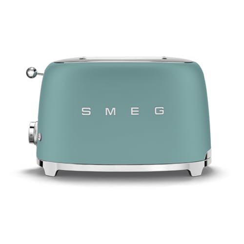Comparison: Smeg Cream Toaster 8 SMEG 2 Slice Toaster with 6 Presets and Defrost Function and Removable Crumb Tray (Jade)