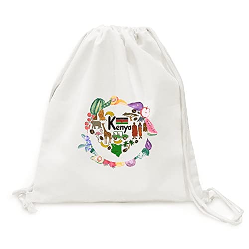 Sac en tissu pliable Kenya, le cadeau écoresponsable parfait pour les amoureux de nature