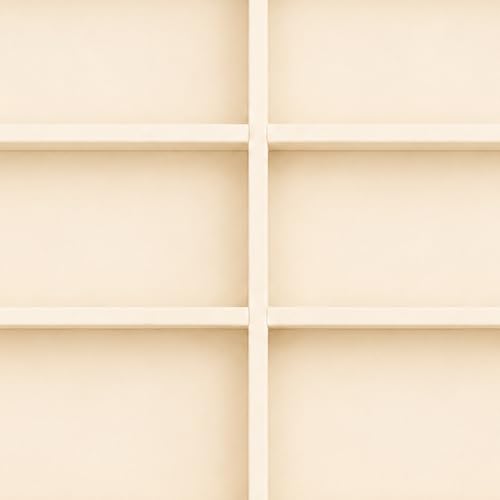Image of 6 Slot Sunglasses Organizer Tray for Drawer, Cream | Keeps eyeglasses, goggles, readers and shades arranged neatly in wardrobe, closet, drawer, dresser or dressing table daily