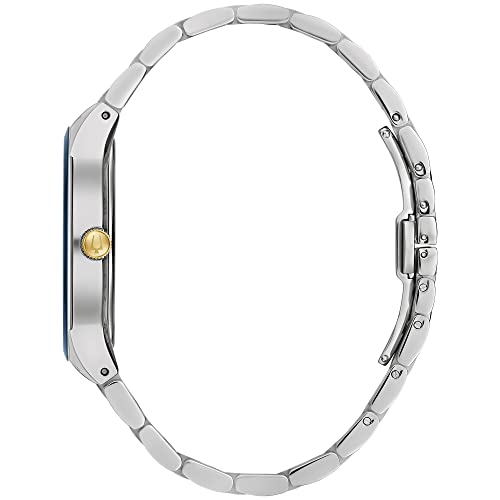 Image of Bulova Men's Multi-Function 3-Hand Quartz Watch with Diamond Dial, Edge to Edge Crystal