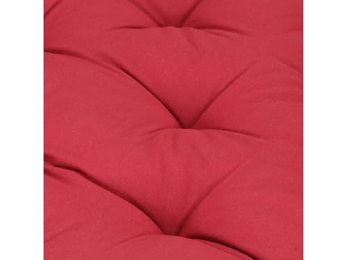 Image of ATOOTFUSION Cotton Box Mattress, 5-Inch Thick, Soft Foldable Floor Mattress Medium Firm, Single Bed Size 72x30X5 Inches (Red)