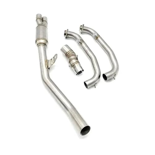 Ligne d'échappement inox pour CFMOTO 450MT, finitions haute résistance