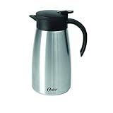 Oster garrafa térmica em aço inox 1000ml casselbeck– corpo e cápsula e