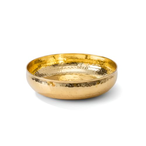 P-TAL Brass Urli Bowl 9.5" (24 cm) | 100% Pure Brass Urli | Handc...