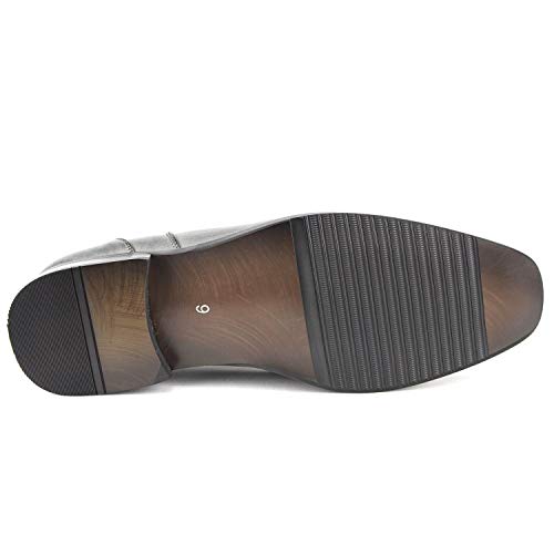 Men's 37686 Cap Toe Hand Burnished Lace Up Dress Shoes Oxfords4