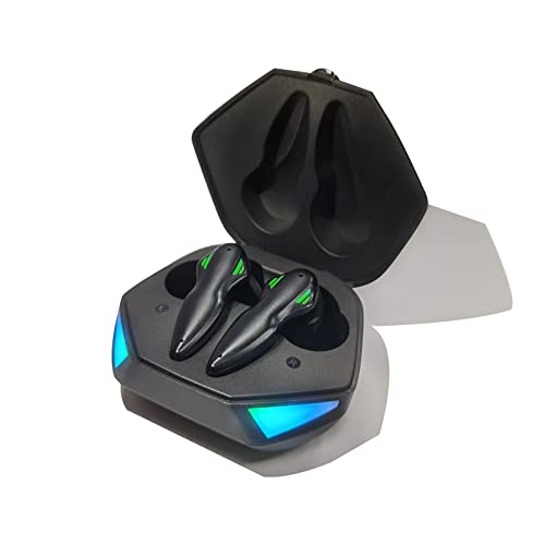 Wireless Gaming Earbuds,Bluetooth 5.2 Gaming Earbuds,Wireless Earbuds 50ms Ultra-Low Latency,Waterproof Earbuds Wireless Bluetooth Earbuds with Compact Charging Case