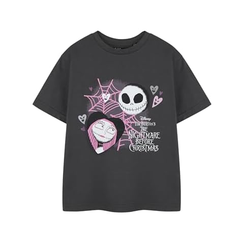 Disney Nightmare Before Christmas Grey T-Shirt Cover