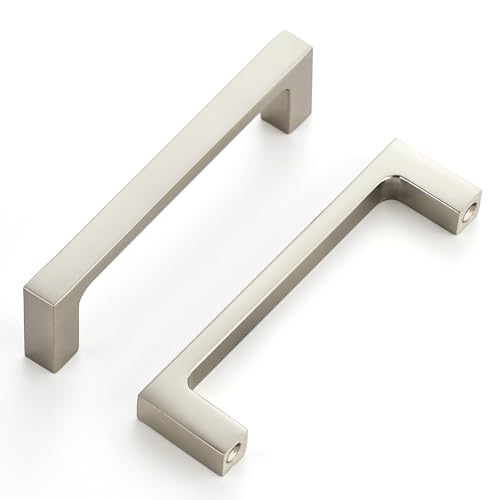 Image of Ravinte Brushed Nickel Kitchen Cabinet Solid Handles,3-3 /4 Inch,5 Pack