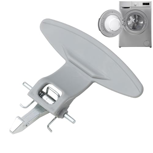 Kit Completo Tirador Puerta Lavadora Compatible con LG Ref, Gris, Componente de Plástico ABS Duradero, Fácil Instalación, Compatible con Varios Modelos, Renueva tu Lavadora, Avadora Puerta Soporte