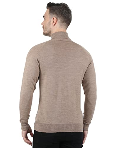 Image of Monte Carlo Men Wool High Neck Pullover Sweater