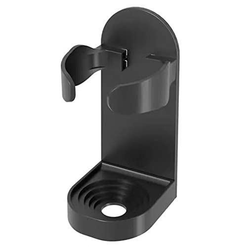 1 Piece Razor Holder Razor Rack Shaver Storage Rack Electric Shaver Holder Wall Mounted Razor Organizer Electric Shaver Stand Adjustable Razor Rack, Black