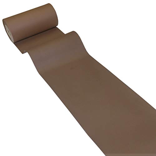JUNOPAX Chemin de table 50m x 0,20m de papier, brun chocolat, étanche – essuyage humide
