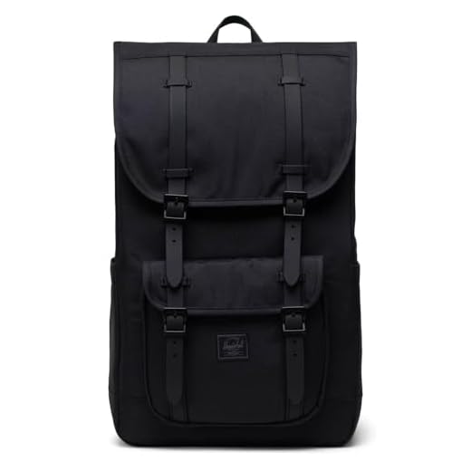 Herschel Little America Backpack in Black Tonal