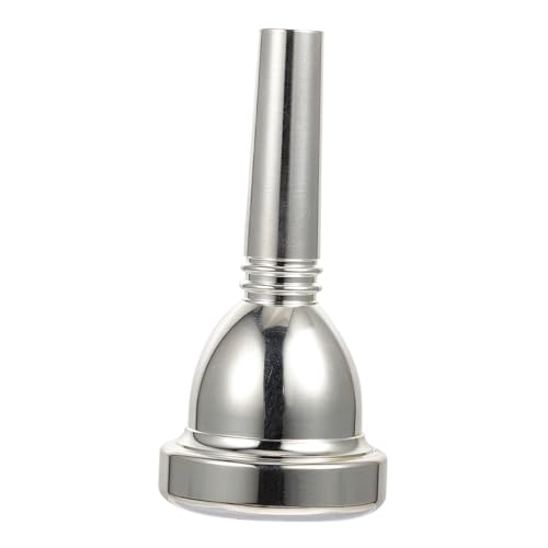 Levemolo Trombone Mouthpiece Replacement Silver Plating Non-slip Surface Sturdy for Trombone Players