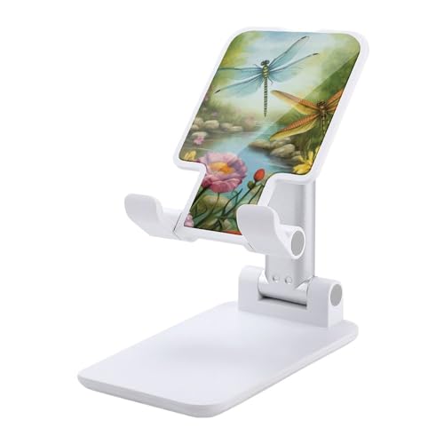 Support de téléphone pliable libellule de bureau réglable pour smartphone