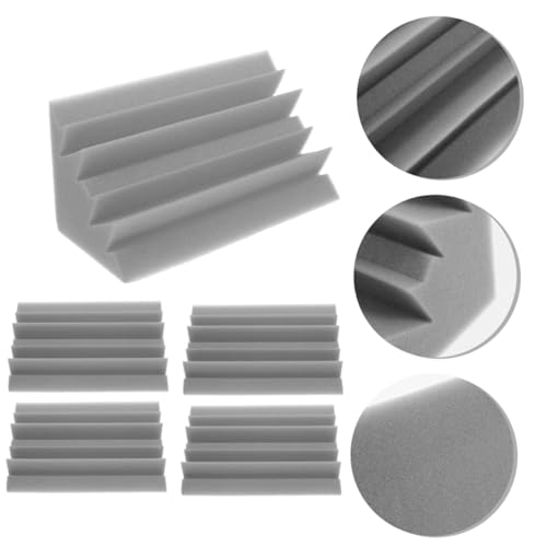 10 piezas paneles absorbentes de sonido esponja acústica para estudios musicales, teatros y espacios de grabación, control acústico y reducción de ruido miniatura 2