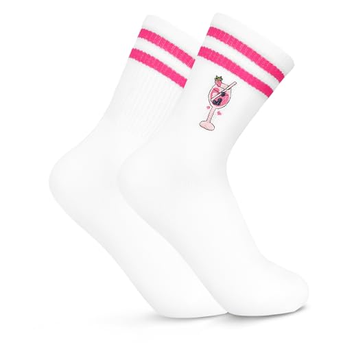 Kaempe Socken für Lillet Damen(36-42) Geschenkset für Lillet Frauen Geschenk Beste Freundin Geburtstag Socken Wein für Geschenke