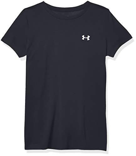 Under Armour Women's Tech Short-Sleeve T-Shirt , Black (001)/Metallic Silver , Medium