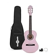 Comes with gig bag, tuner and strings Perfect for young beginners Nylon strings are soft and forgiving on small hands Robust and durable build quality