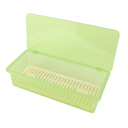 Mobestech ?水防塵箸収納ケース プラスチック製 キッチン用カトラリー収納ボックス 便利な仕切り付き 持ち運び簡単 テーブルウェア整理に