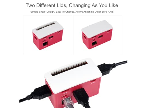 HUB USB PoE pour Raspberry Pi Zero avec boîtier et port Ethernet RJ45