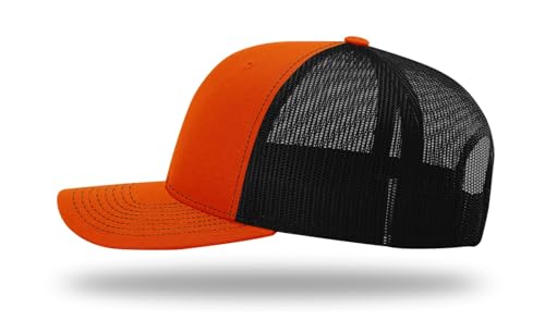Image of Richardson 112 Trucker Hat - Premium Blank Baseball Cap, Adjustable Snapback Hat - Structured Six Panel Richardson Blank Hats