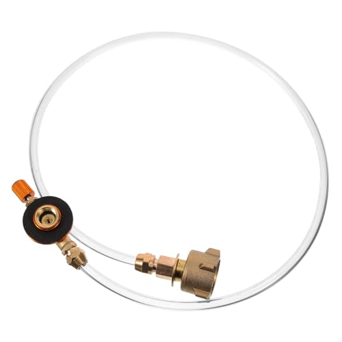 BESPORTBLE Gas Adapter Converter Outdoor Gas Tube for Camping Stove Propane Tank Connector