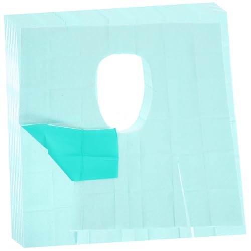 IWOWHERO Elongated Padded Toilet Seat Covers 10pcs Set Seat Covers for Hotel Travel