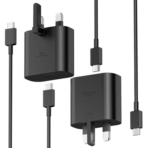 Cargador Samsung para cargador rápido Samsung de 25W compatible con Galaxy S26 S25