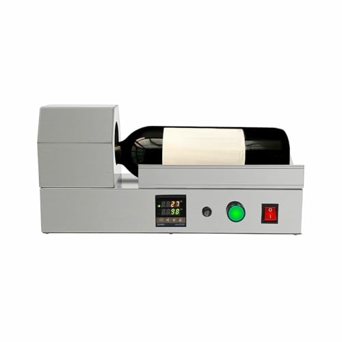 Envoltura eléctrica de la cápsula de la botella, sellador del encogimiento por calor de 700 BPH con la pantalla de la temperatura del led para las cápsulas del vino del PVC, máquina de empaquetado ráp