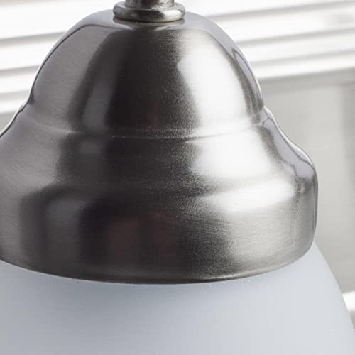 Image of Nuvo 60 /3279 Three Light Vanity, 24 in, Pwt, Nckl, B /S, Slvr