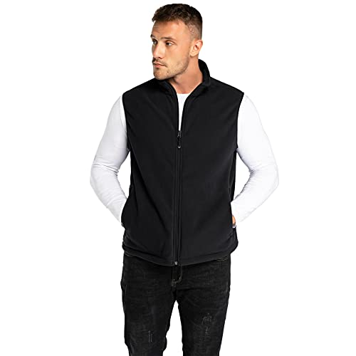 33,000Ft Men'S Fleece Vest, Lightweight Warm Zip Up Polar Vests Outerwear With Zipper Pockets thumb #4