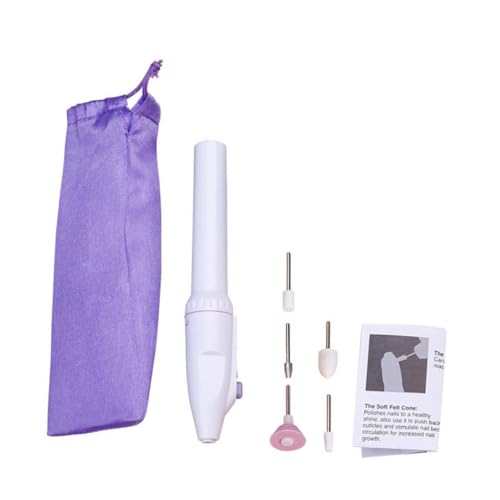 Gogogmee Polisseuse à Ongles Électrique Portable USB Compacte Manucure Pratique sans Fil Outil Rechargeable pour Ongles et Cuticules Trimmer et Polisseur Maniable