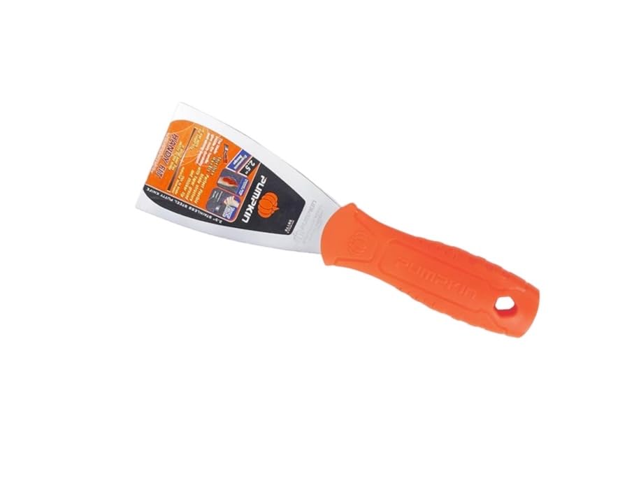 Pumpkin Stainless Steel Paint Scraper, Taping Knife Tool for Repairing Drywall, Removing Wallpaper, Applying Putty, Plaster, Cement, Adhesive. (4 Inch) (B0CNQ9Z58Y) Amazon Price History, Amazon Price Tracker